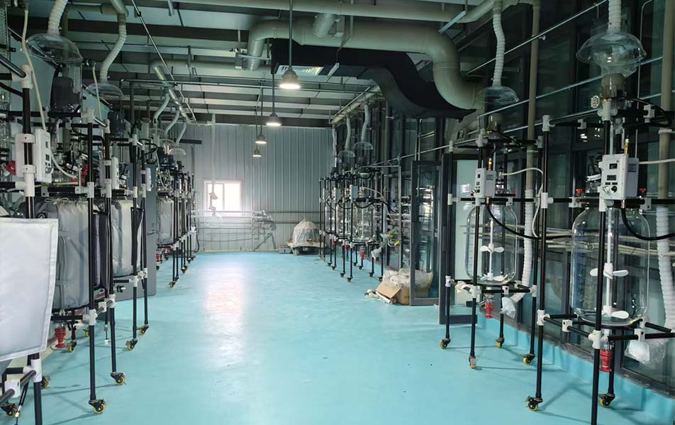 100L Jacketed Glass Reactors
