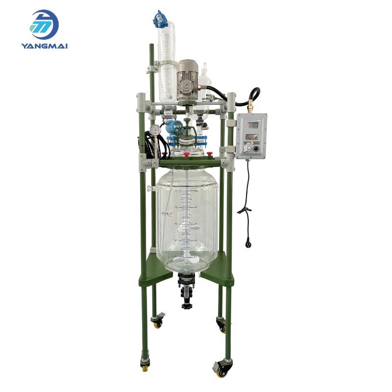استكشاف متانة ودقة مفاعل الزجاج المزدوج الطبقة المغطى بمادة PTFE بسعة 50 لترًا
